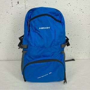Hexin Field Operation 35L Lightweight Packable Turquoise Blue Backpack